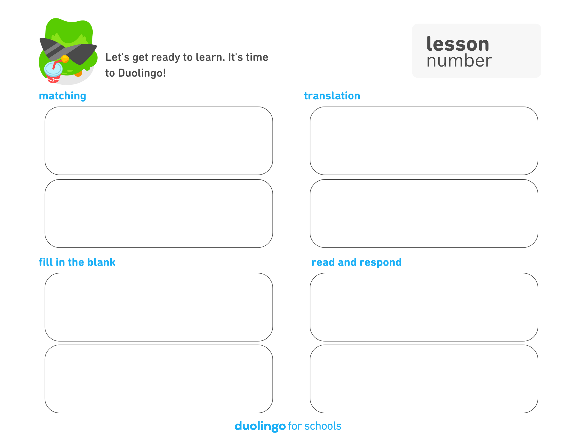 Create your own Duolingo Unit – Duolingo for Schools